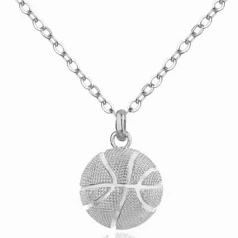 Wholesale Basketball Pendant Alloy Necklaces