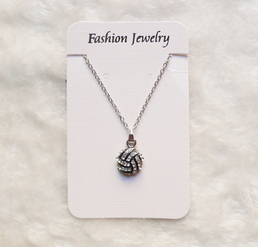 Wholesale Basketball Rugby Necklace Softball Pendant Necklaces