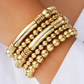 Wholesale Bead bracelet Bohemian style personality stacking elastic bracelet
