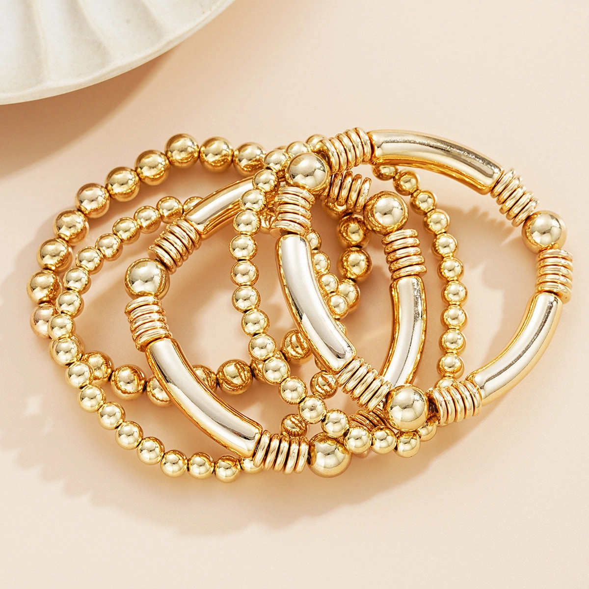 Wholesale Bead bracelet Bohemian style personality stacking elastic bracelet