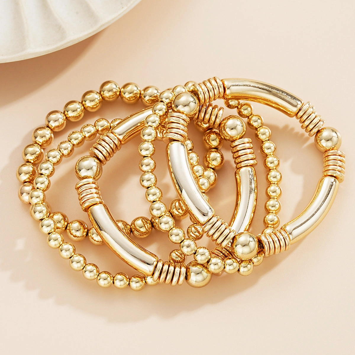 Wholesale Bead bracelet Bohemian style personality stacking elastic bracelet