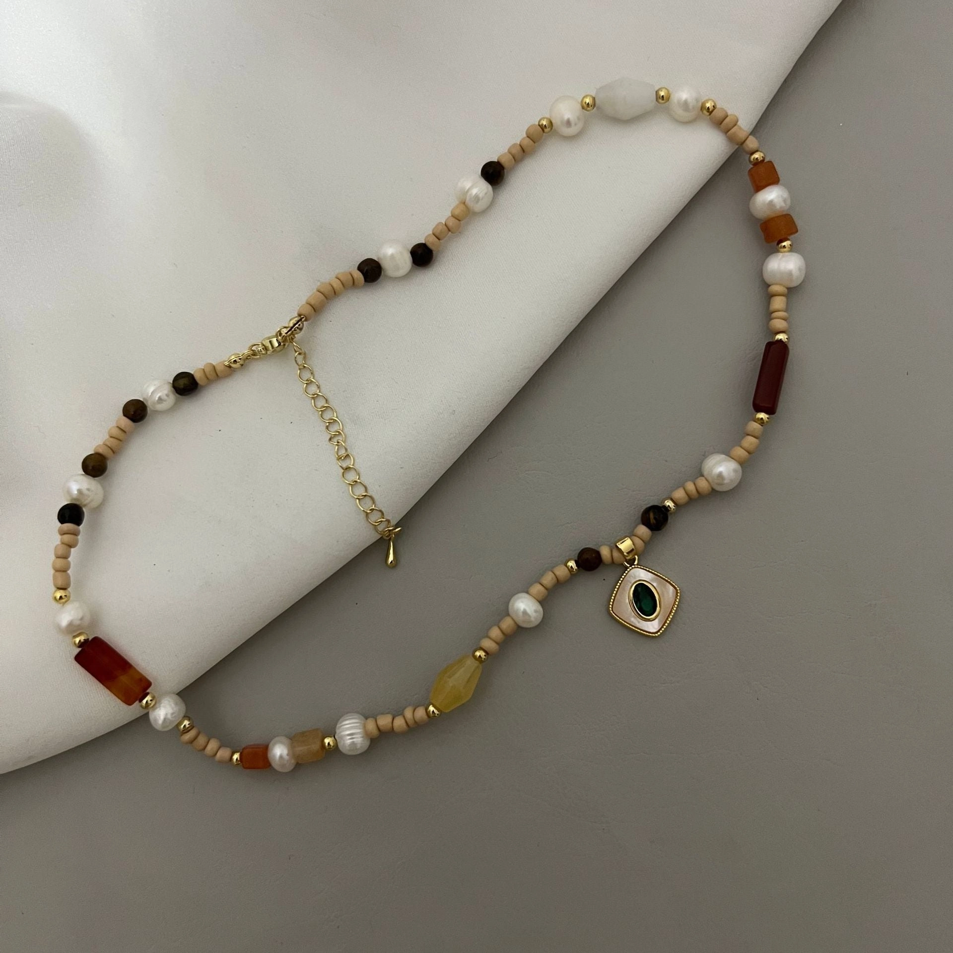 Wholesale Beaded Stacking Pearl Necklaces