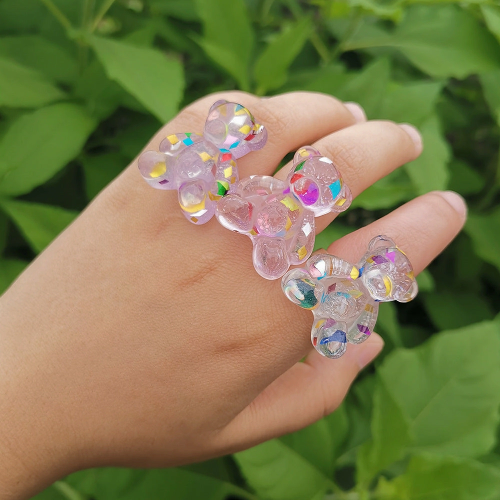 Wholesale Bear Resin Ring
