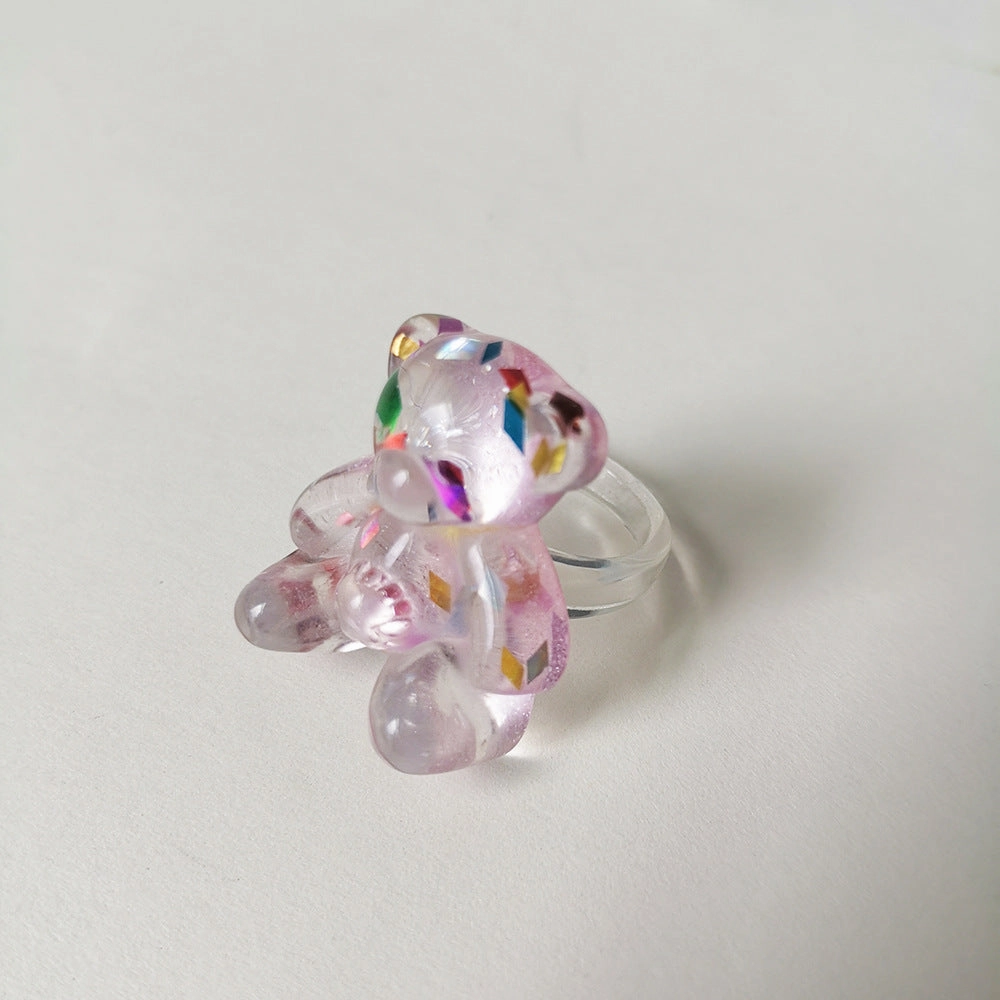 Wholesale Bear Resin Ring