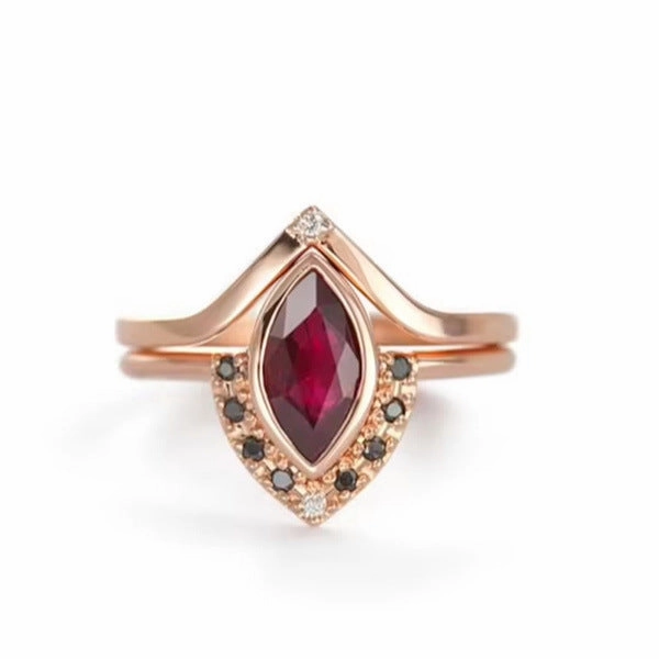 Wholesale Black Diamond Paved Alloy Rings