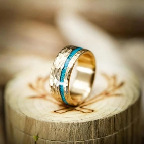 Wholesale Blue Enamel Faceted Alloy Rings