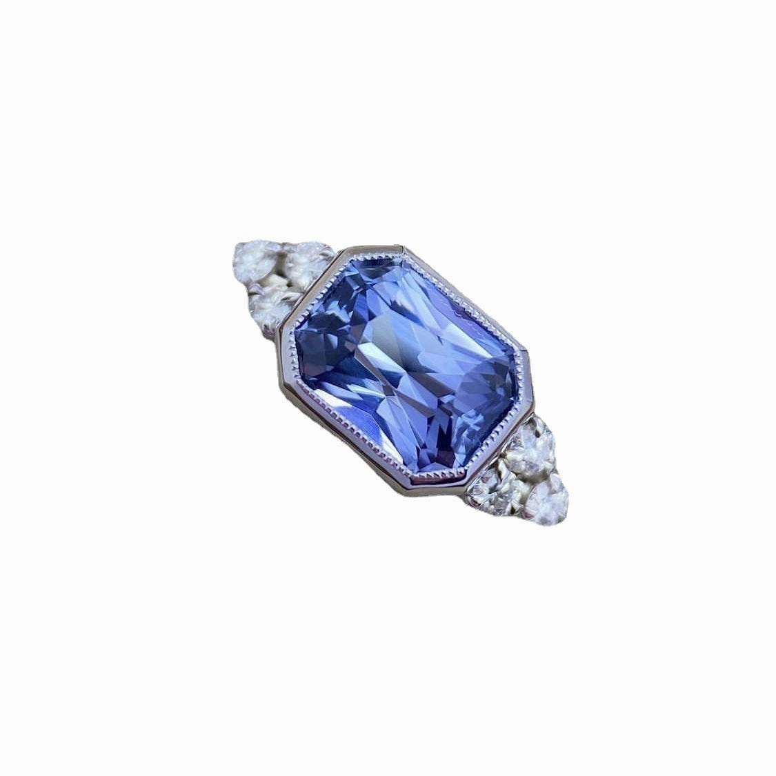 Wholesale Blue Gemstone Alloy Rings