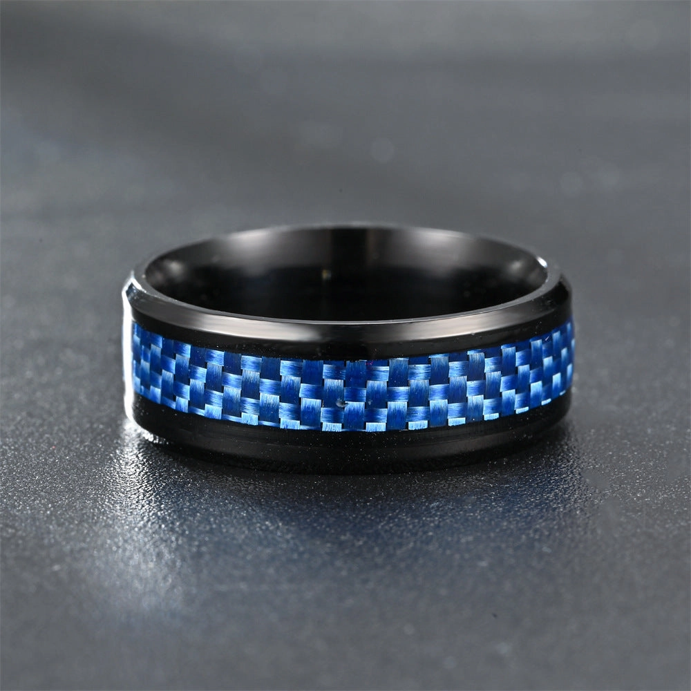 Wholesale Blue Stainless Steel Rings