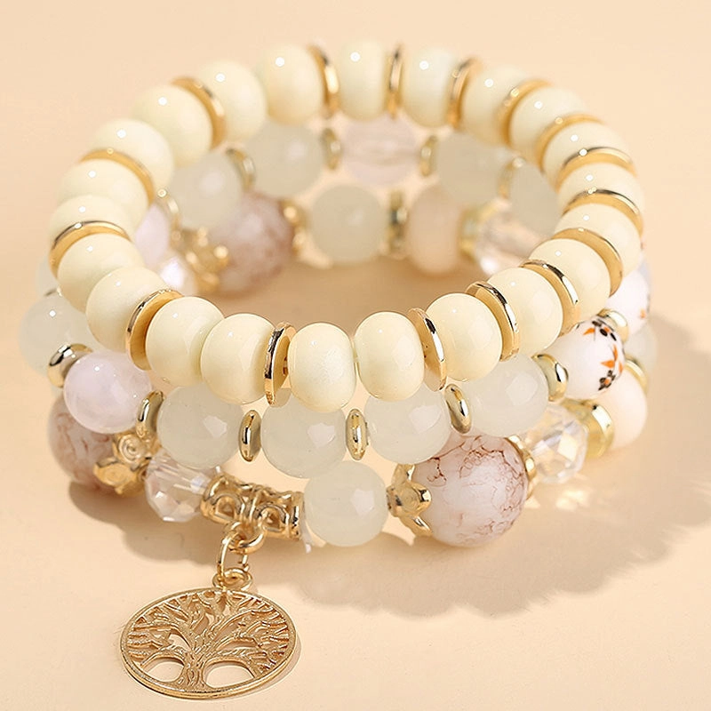 Wholesale Bohemian Ethnic Colorblock Alloy Bracelet