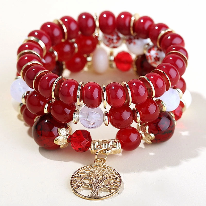 Wholesale Bohemian Ethnic Colorblock Alloy Bracelet