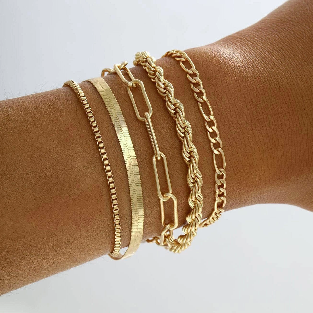 Wholesale Bohemian Metal Chain 6-Piece Set Multilayer Chain