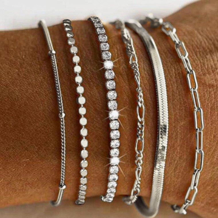 Wholesale Bohemian Metal Chain 6-Piece Set Multilayer Chain