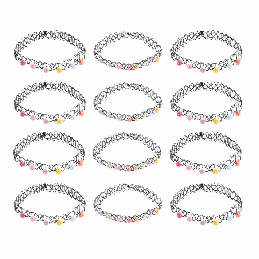 Wholesale Boho Floral Resin Necklaces