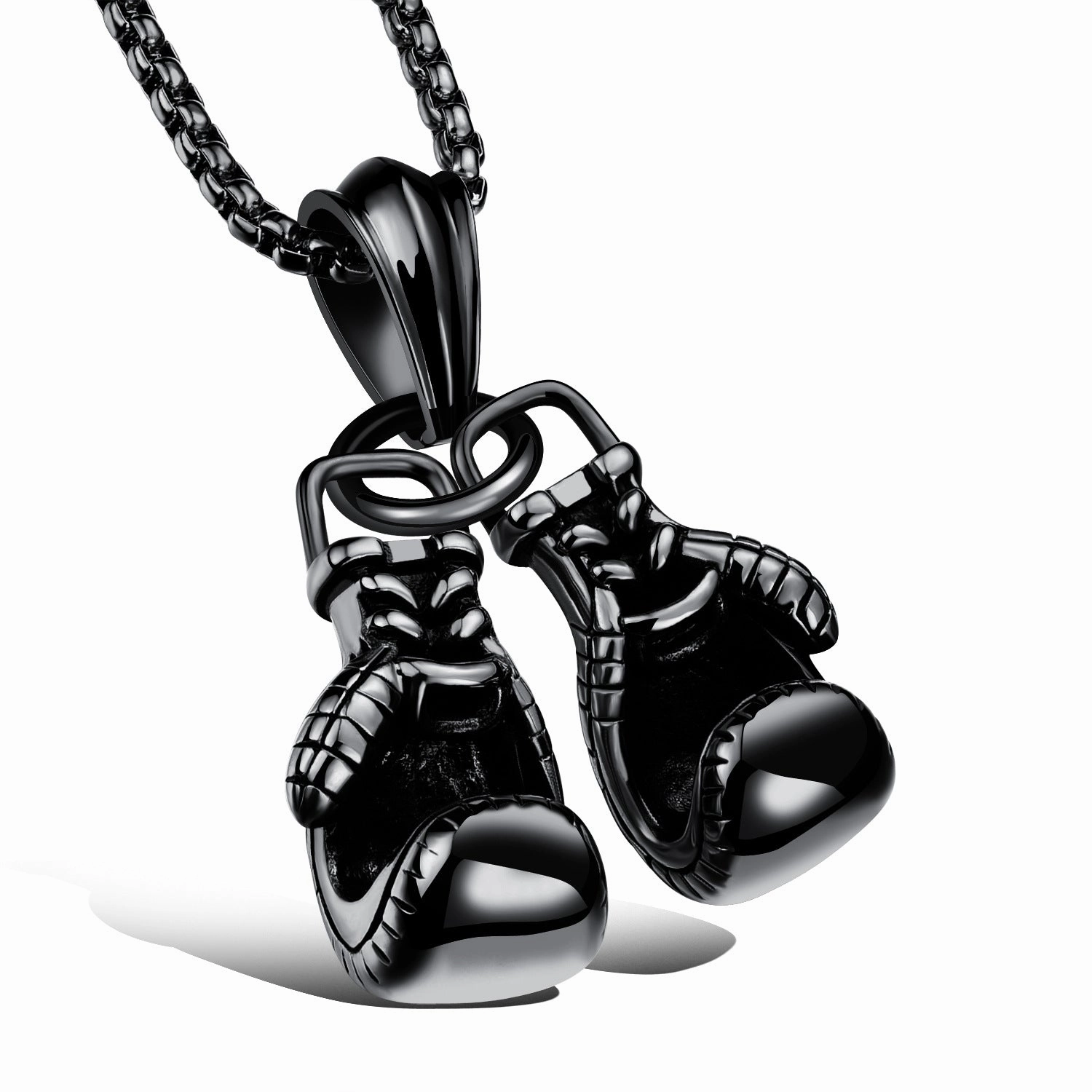 Wholesale Boxing Gloves Titanium Steel Necklaces