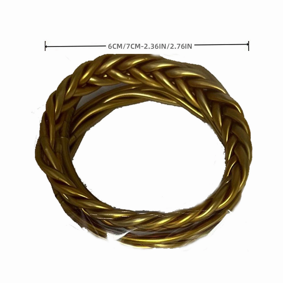 Wholesale Braided Bracelet PVC Silicone Tube Leopard Leather Bracelet Set