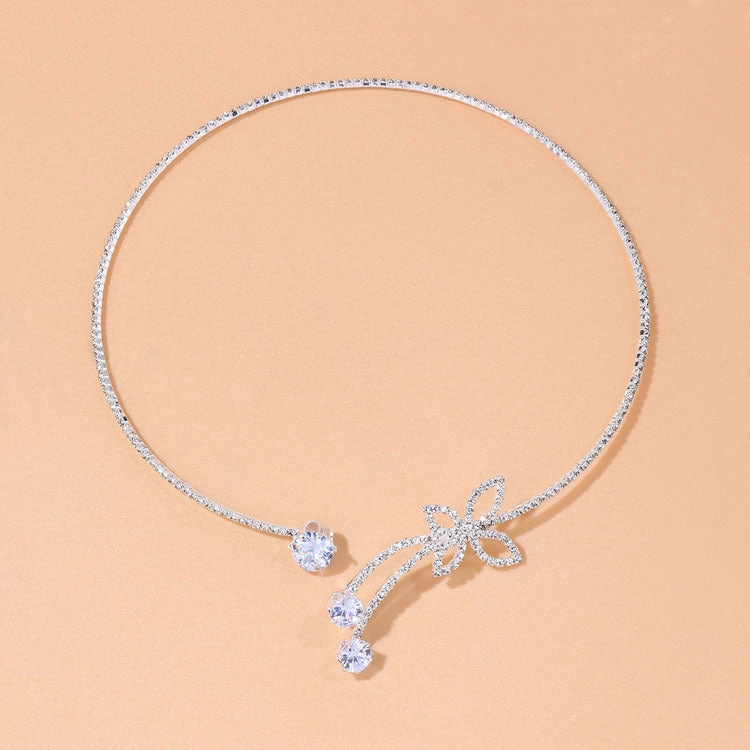 Wholesale Butterfly Clavicle Alloy Necklaces