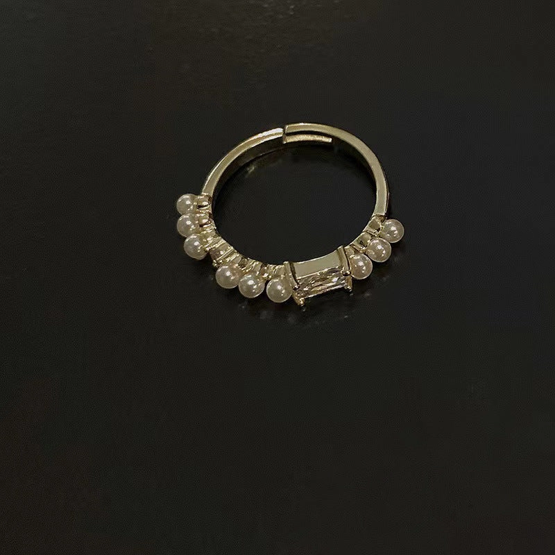 Wholesale Butterfly Pearl Opening Alloy Rings