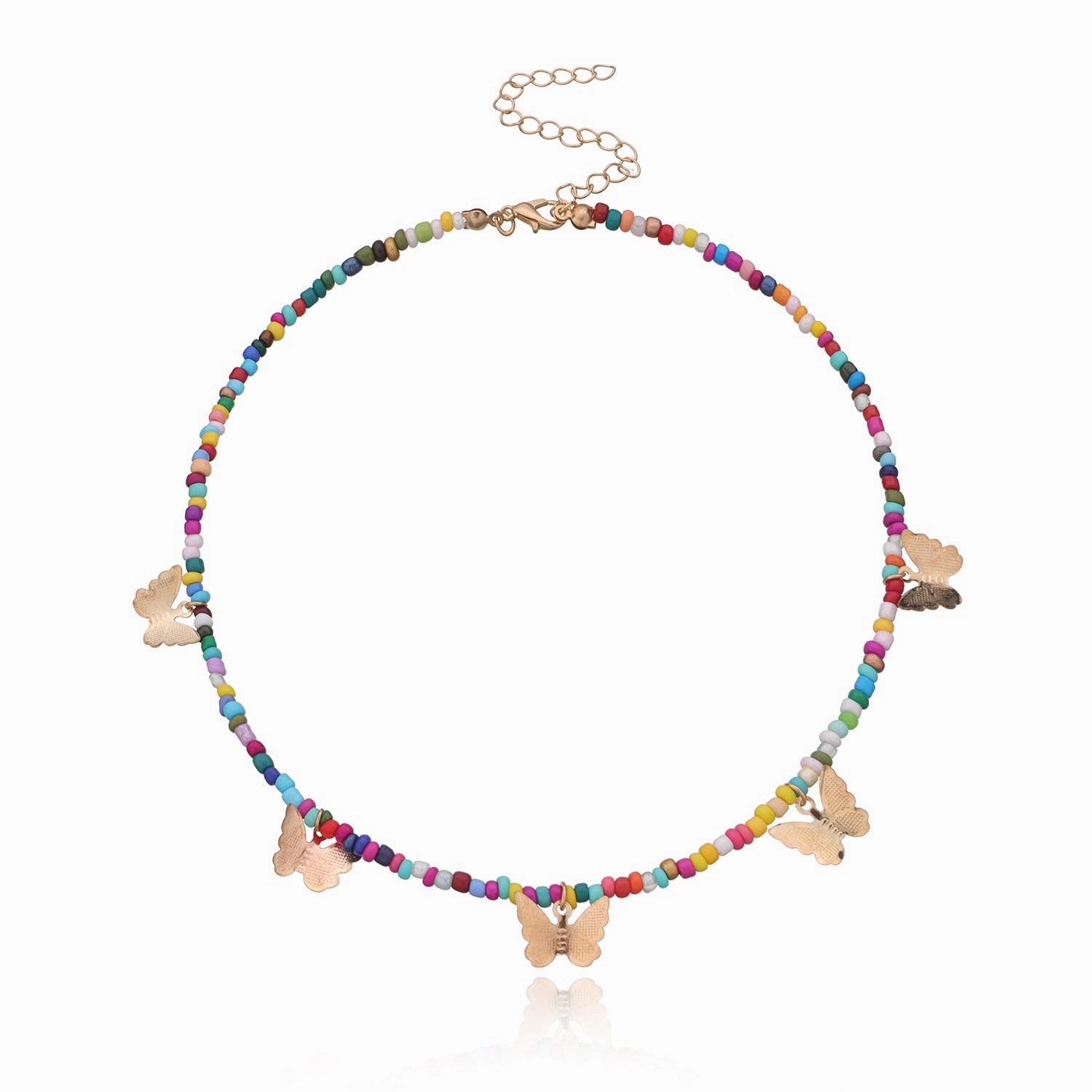 Wholesale Butterfly Pendant Alloy Necklace