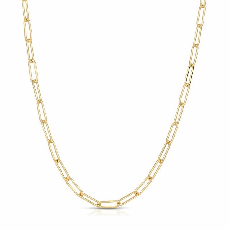 Wholesale Candy Colored Letter Titanium Steel Necklaces