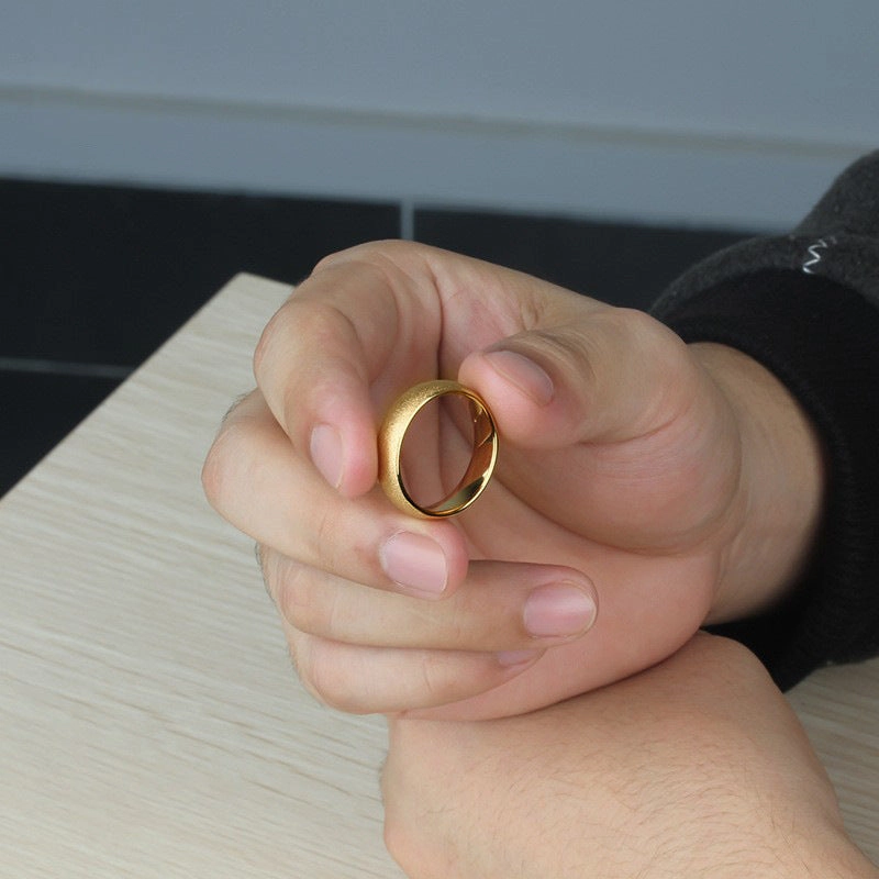 Wholesale Carbide Frosted Copper Rings