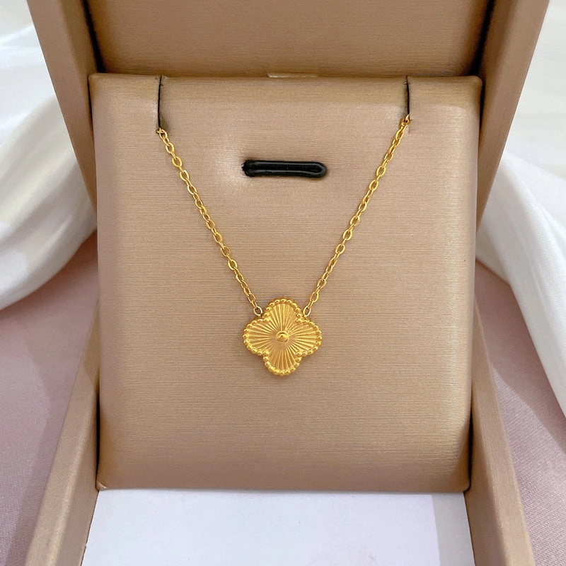 Wholesale Clavicle Titanium Steel Necklaces