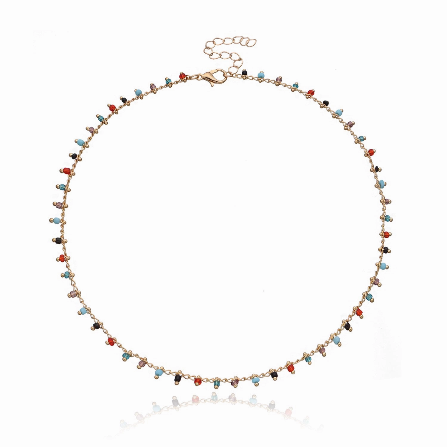 Wholesale Color Turquoise Alloy Necklaces