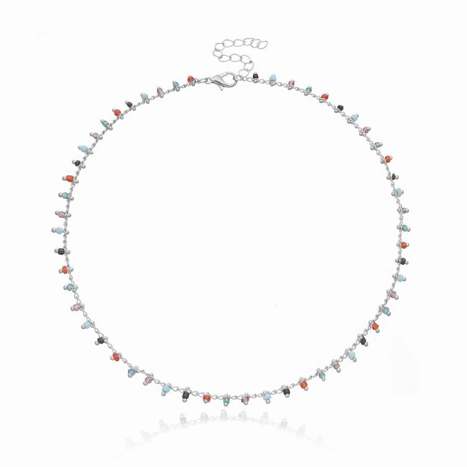 Wholesale Color Turquoise Alloy Necklaces