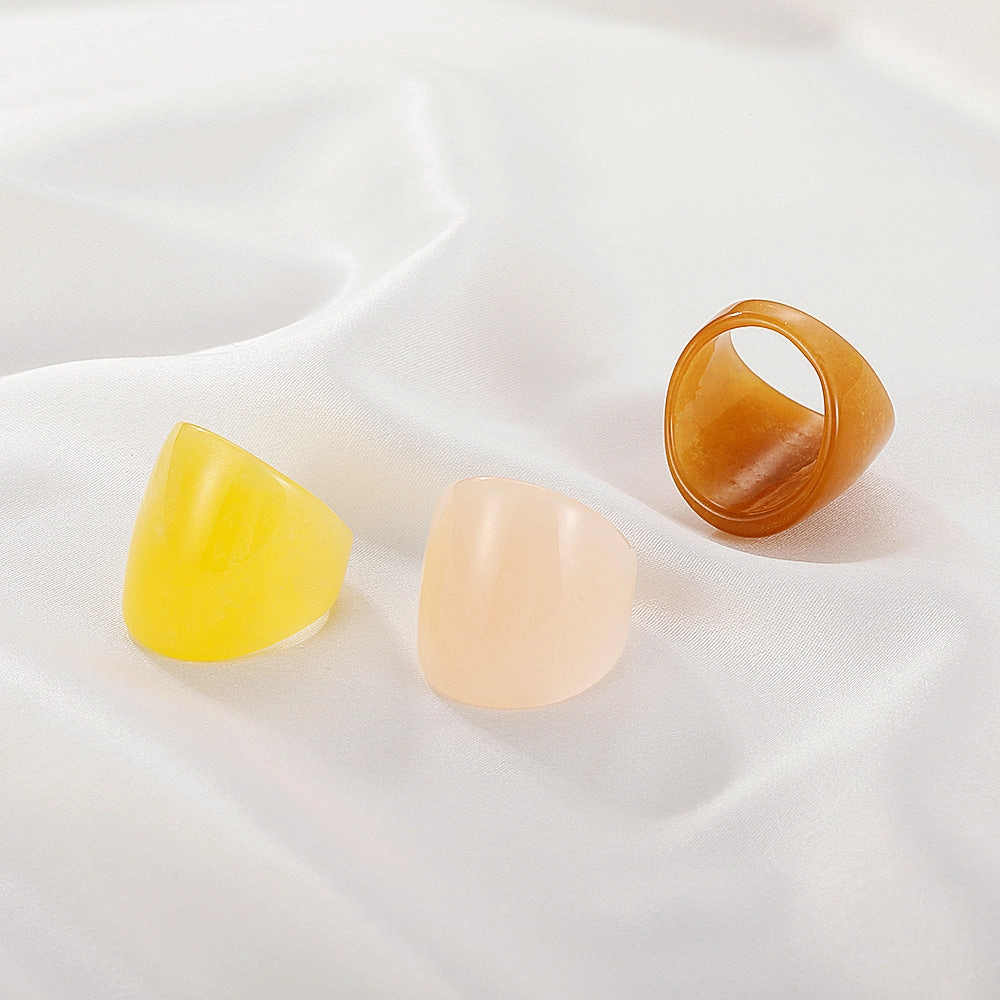Wholesale Colored Curved Acrylic Rings