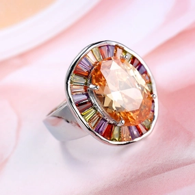 Wholesale Colored Zirconium Copper Rings