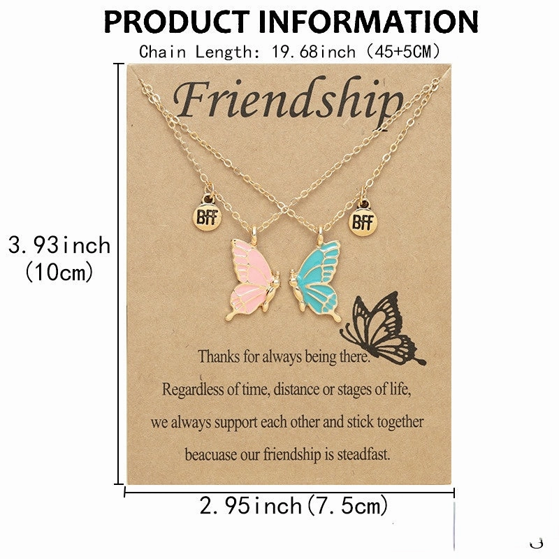 Wholesale Colorful Butterfly Magnets Alloy Necklaces Set