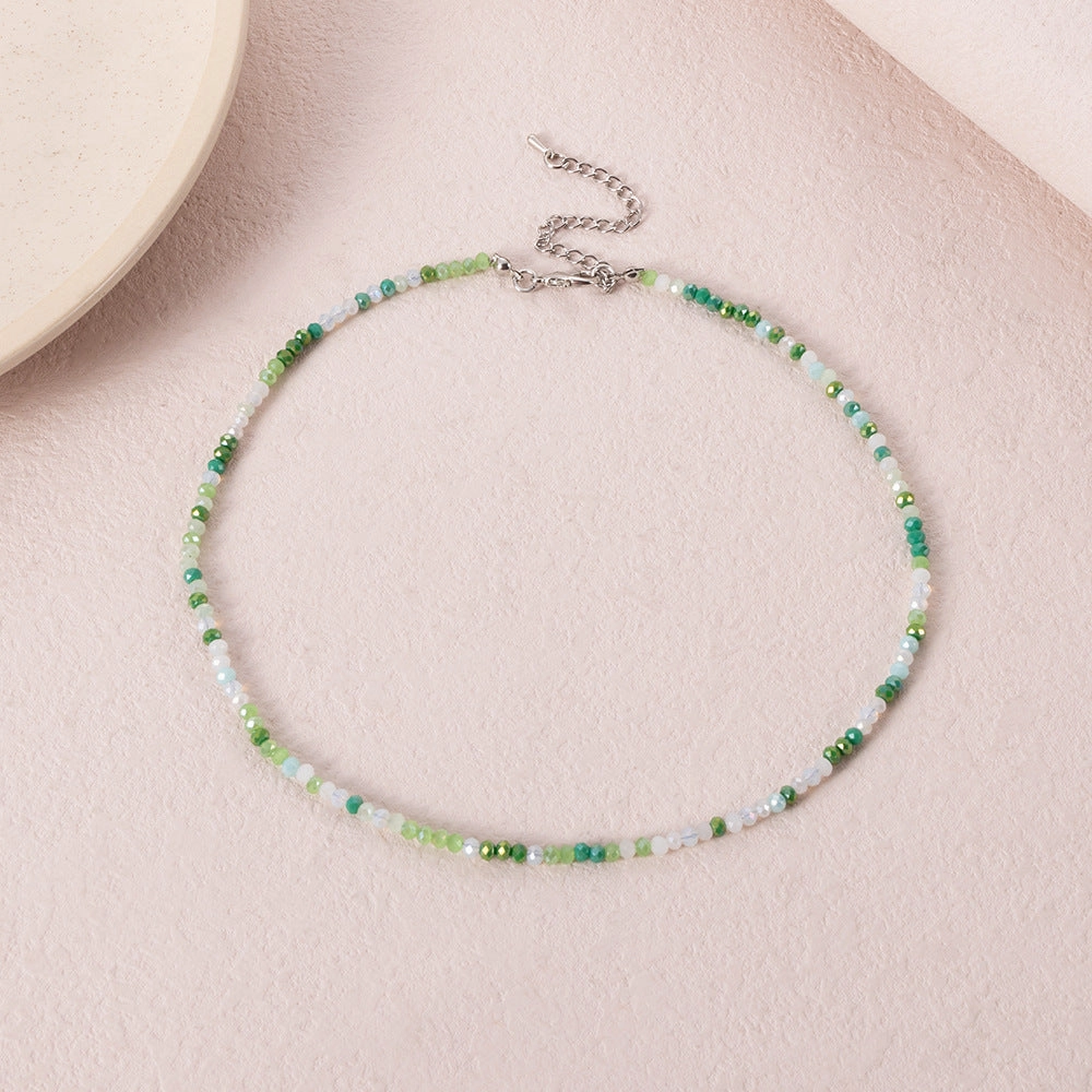 Wholesale Colorful Rice Beads Bohemian Necklace Mixed Materials