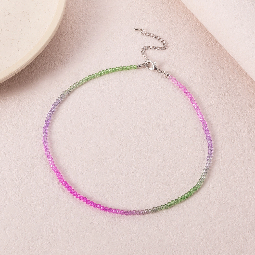 Wholesale Colorful Rice Beads Bohemian Necklace Mixed Materials