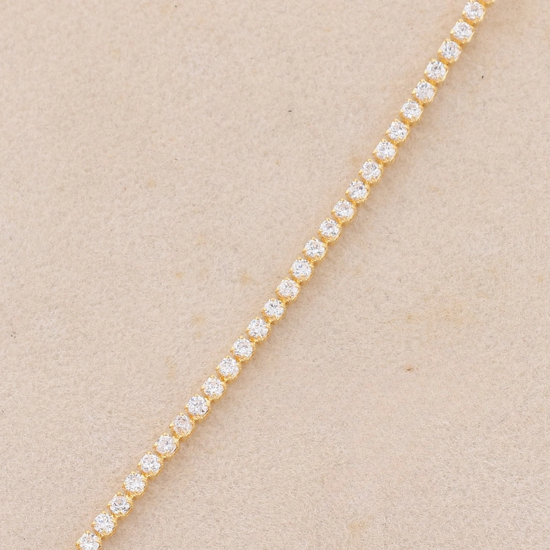 Wholesale Colorful Zircon Colorful Multicolor Zircon Claw Chain Necklaces
