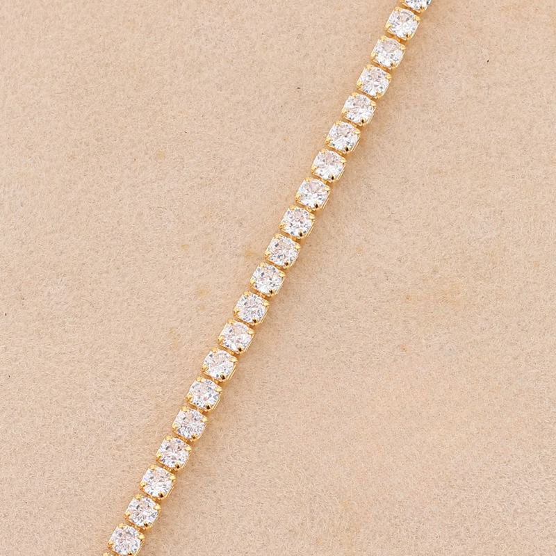 Wholesale Colorful Zircon Colorful Multicolor Zircon Claw Chain Necklaces