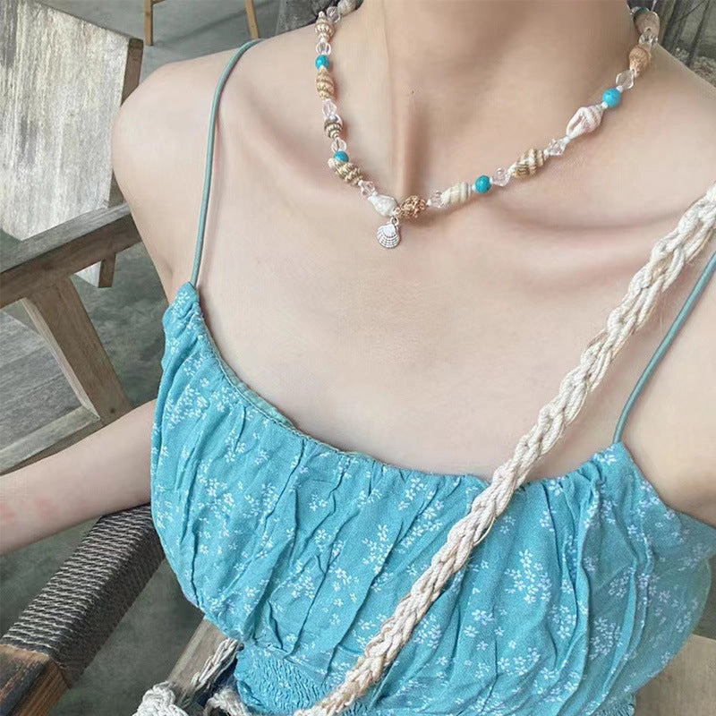 Wholesale Conch Shell Alloy Necklace
