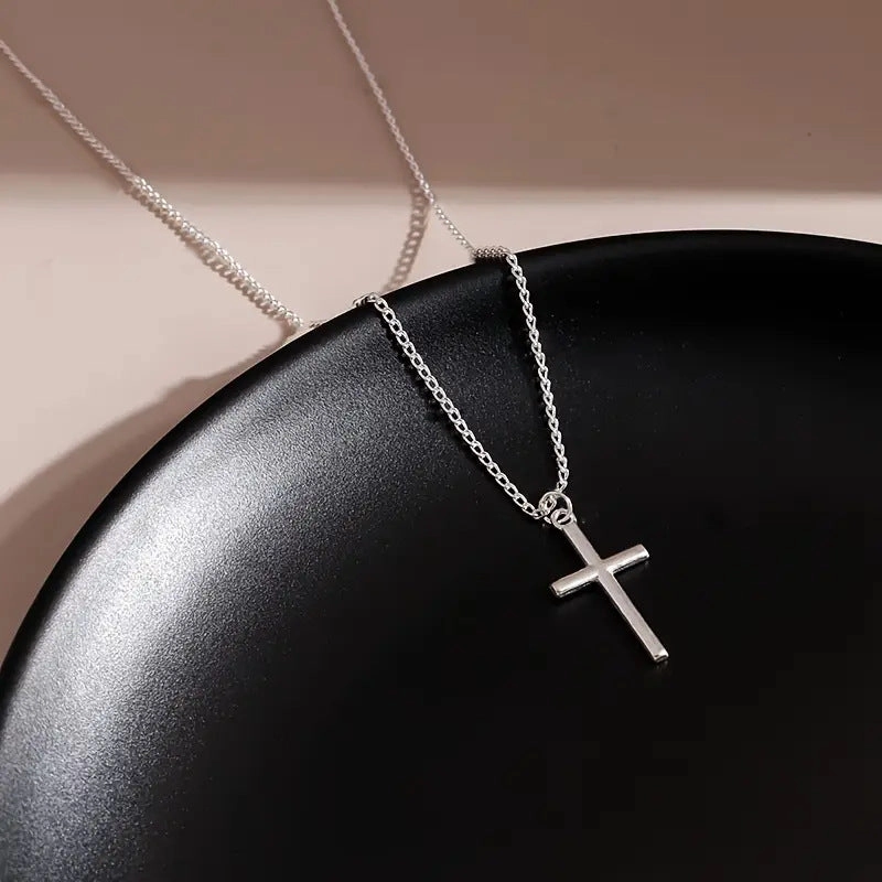 Wholesale Cool and simple cross necklace
