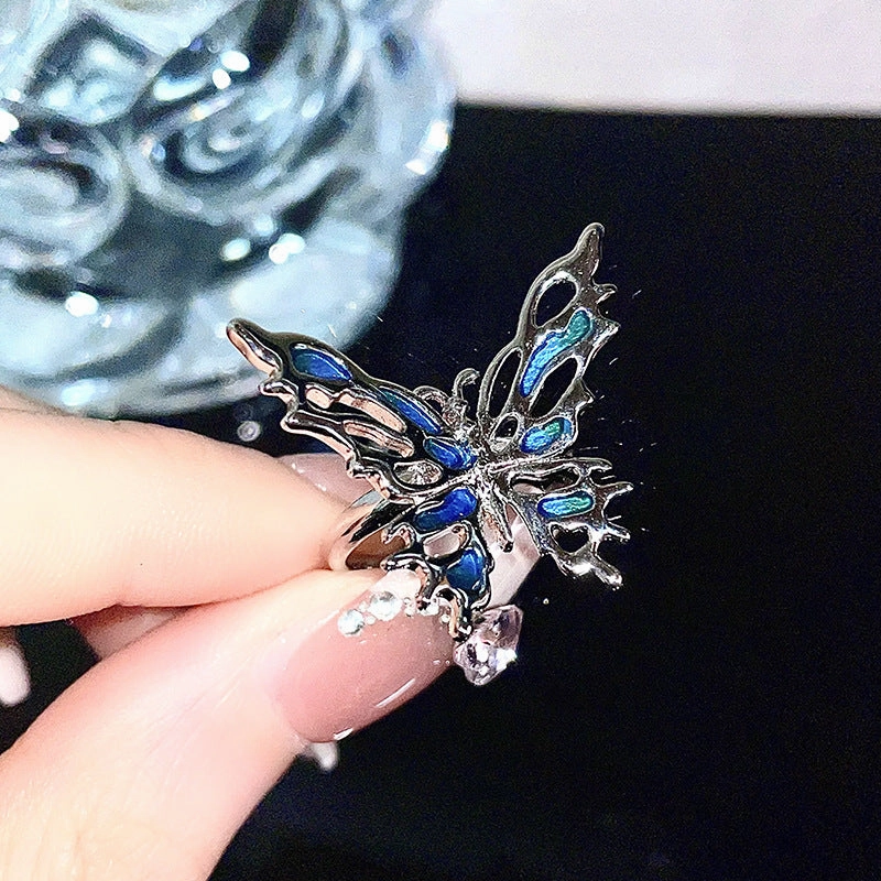Wholesale Copper Dark Wind Butterfly Rings