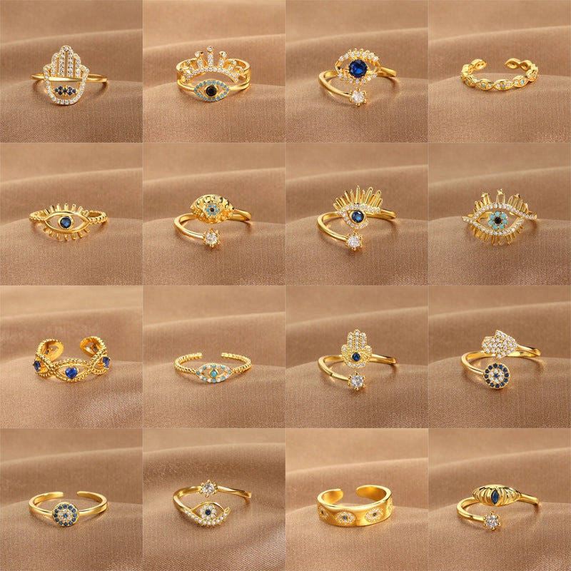 Wholesale Copper Devil Eye Ring