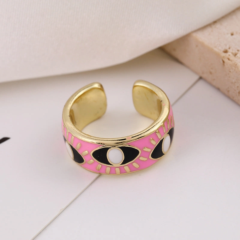 Wholesale Copper Devil Eye Ring