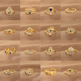 Wholesale Copper Devil Eye Ring