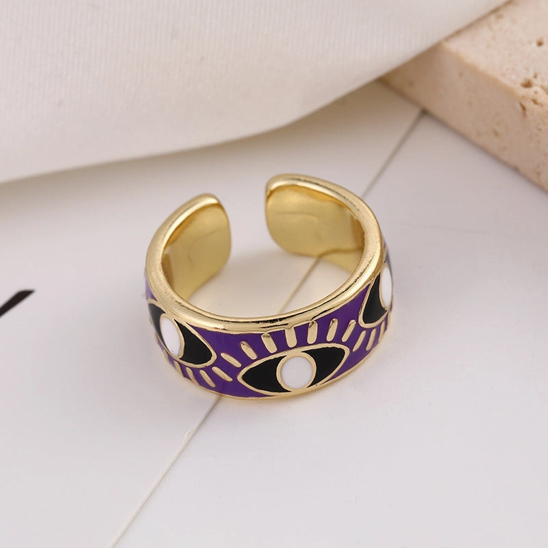Wholesale Copper Devil Eye Ring
