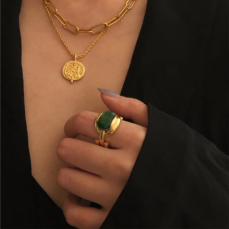 Wholesale Copper Emerald Rings