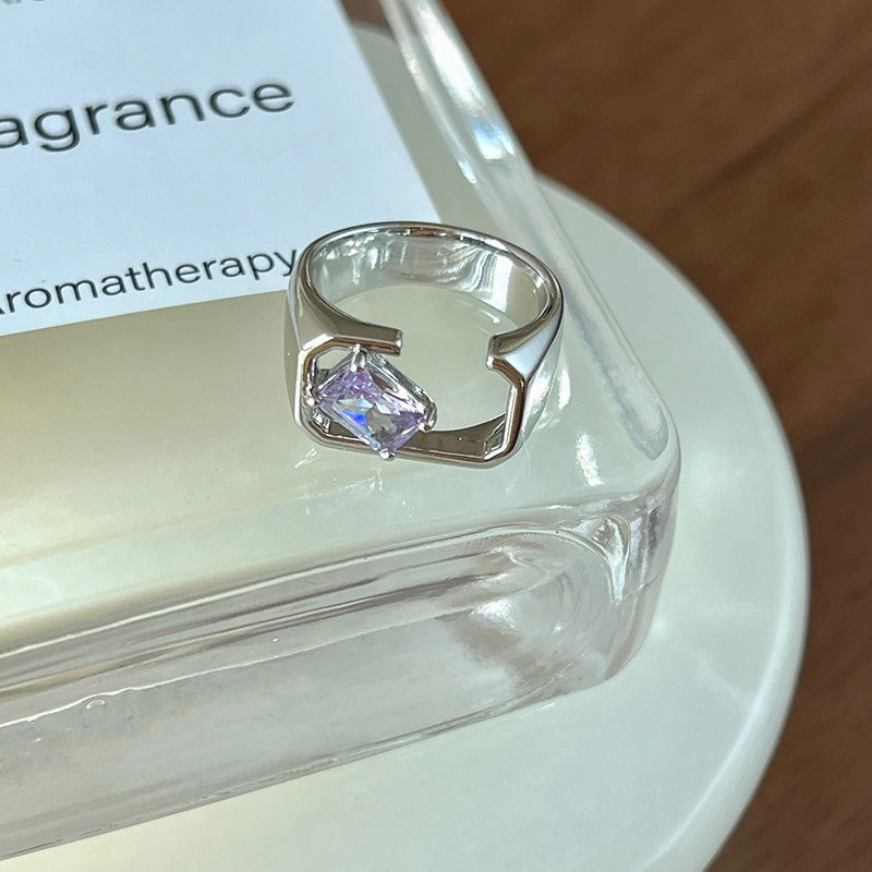 Wholesale Copper Enamel Zircon Ring