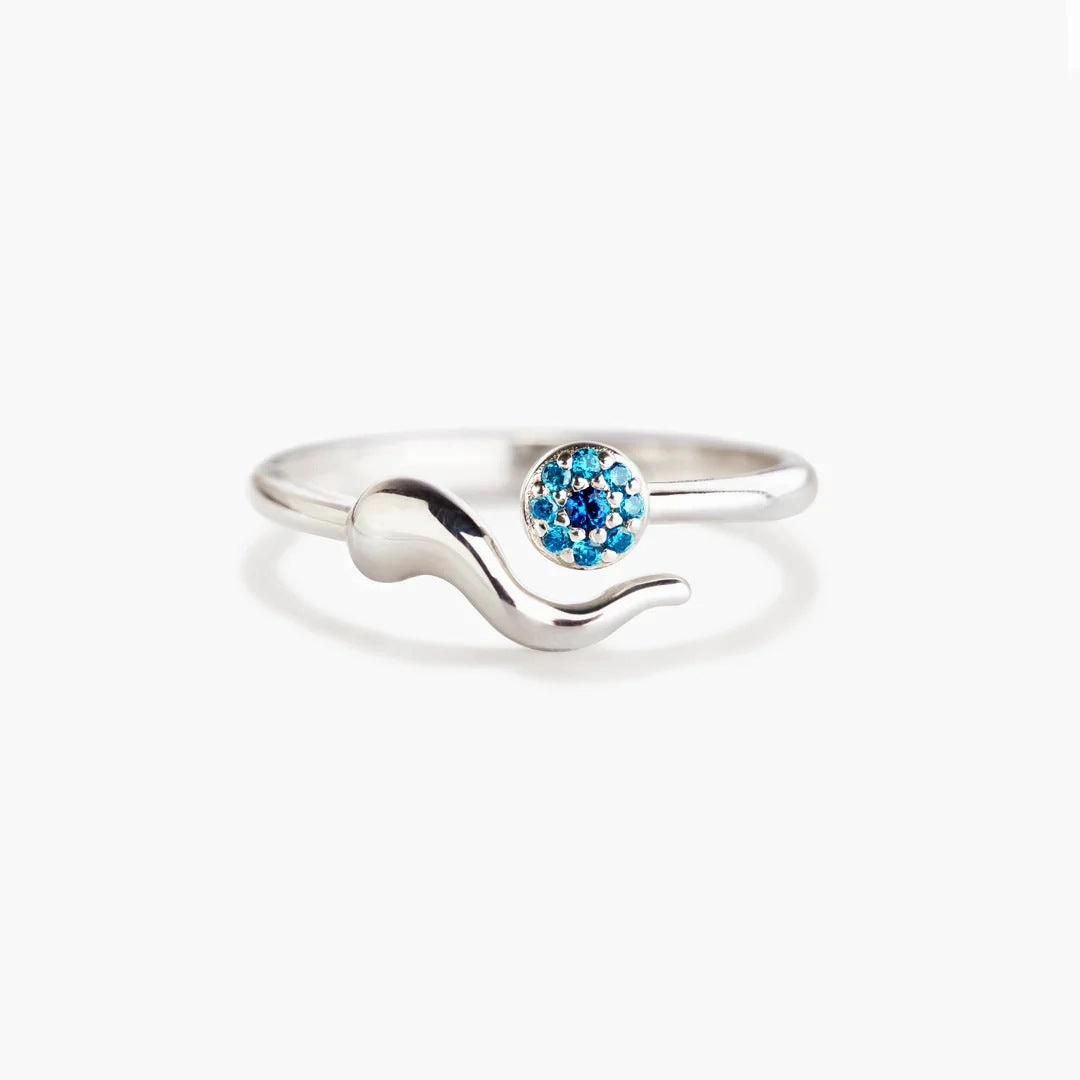 Wholesale Copper Evil Eye Adjustable Ring