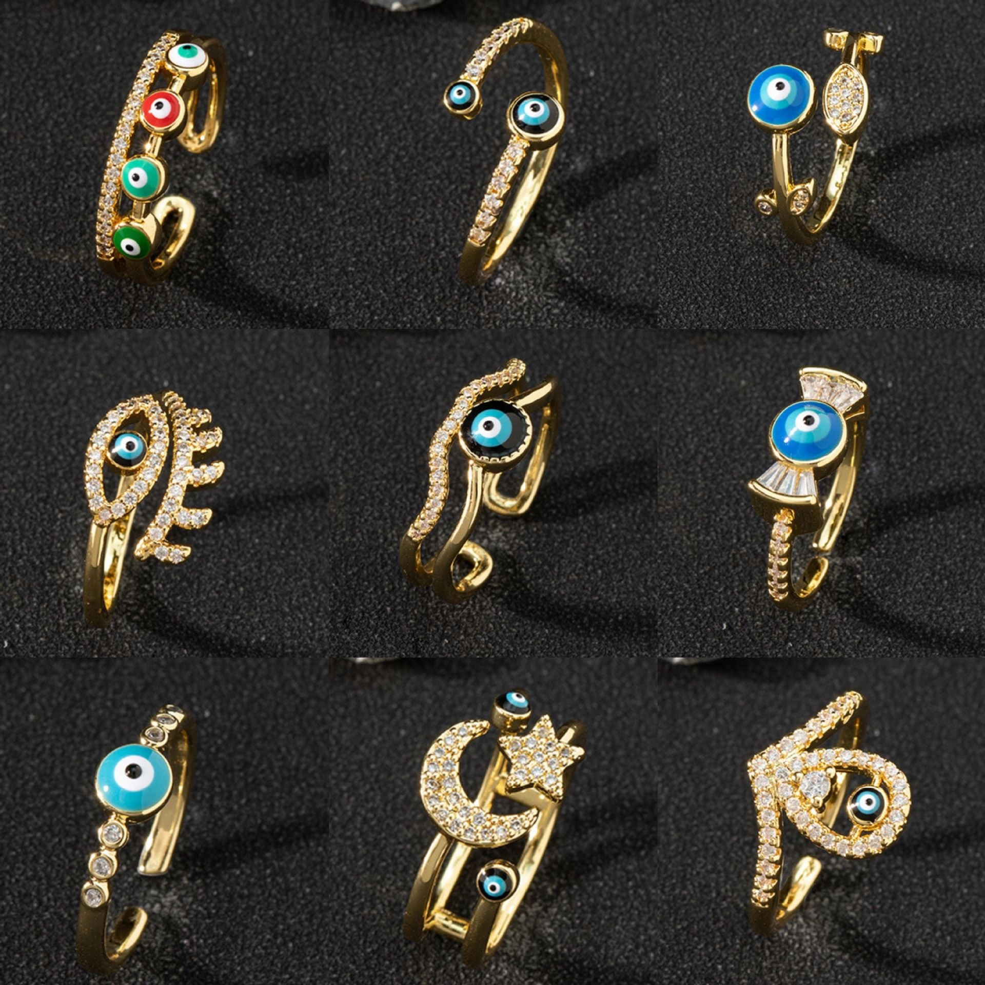 Wholesale Copper Evil Eye Ring