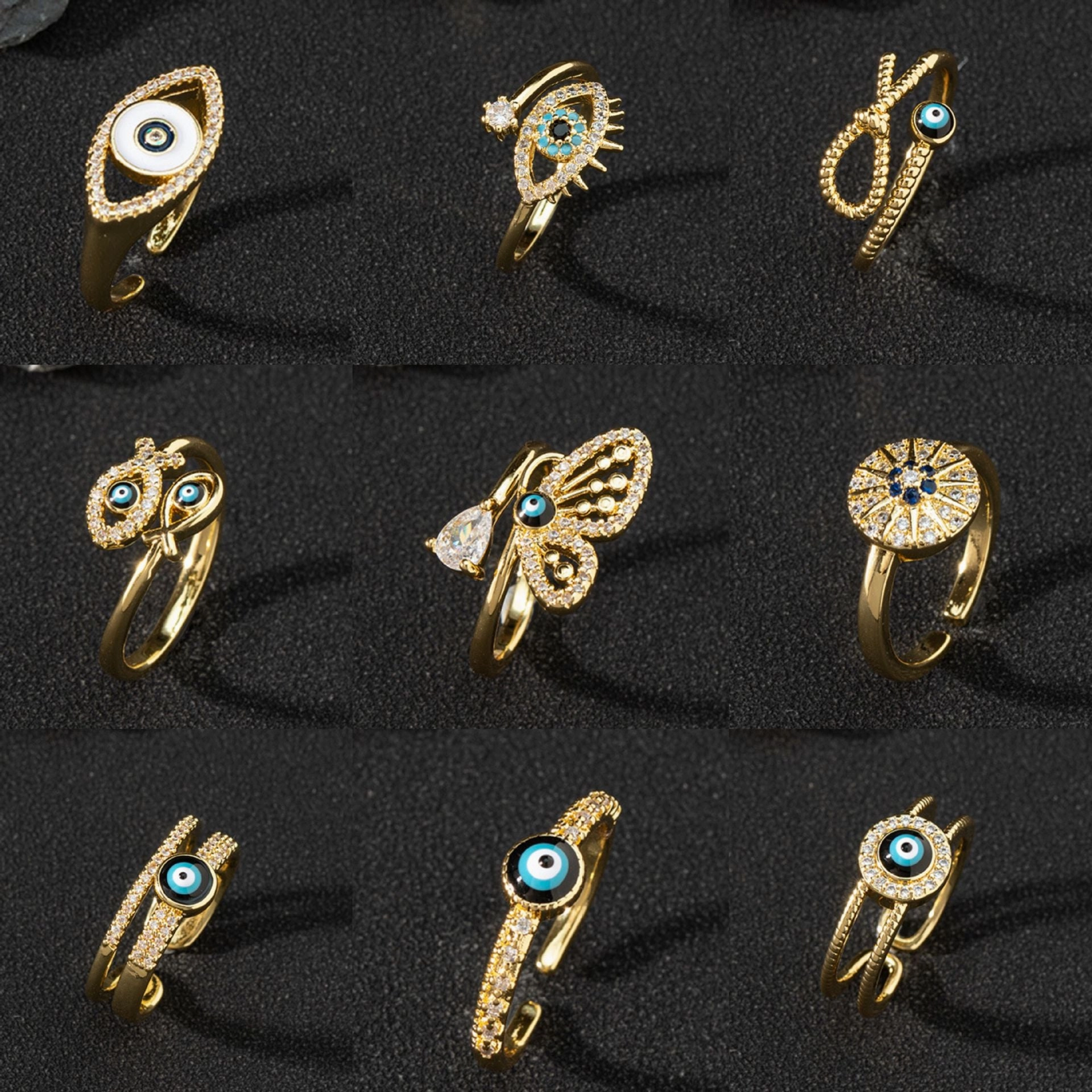 Wholesale Copper Evil Eye Ring