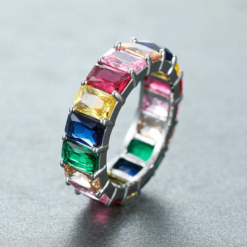 Wholesale Copper Full Diamond Rings
