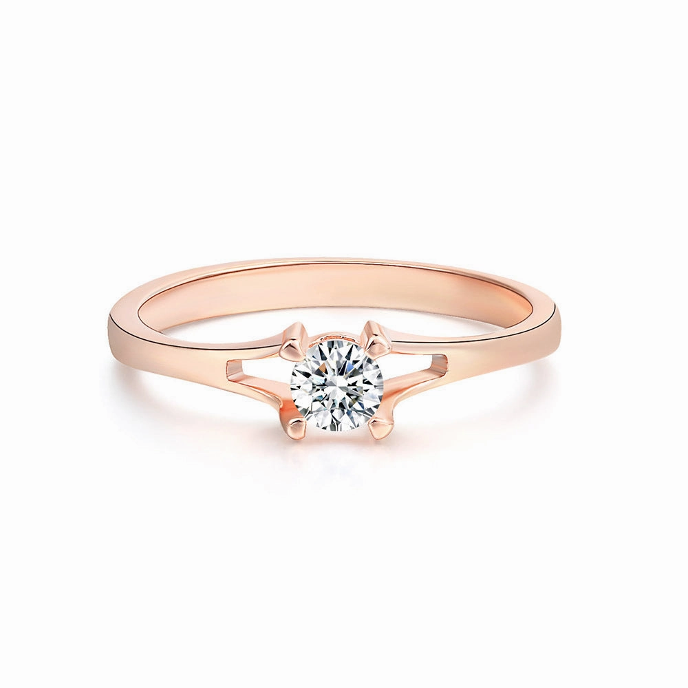 Wholesale Copper Gold Plated Simple Ring