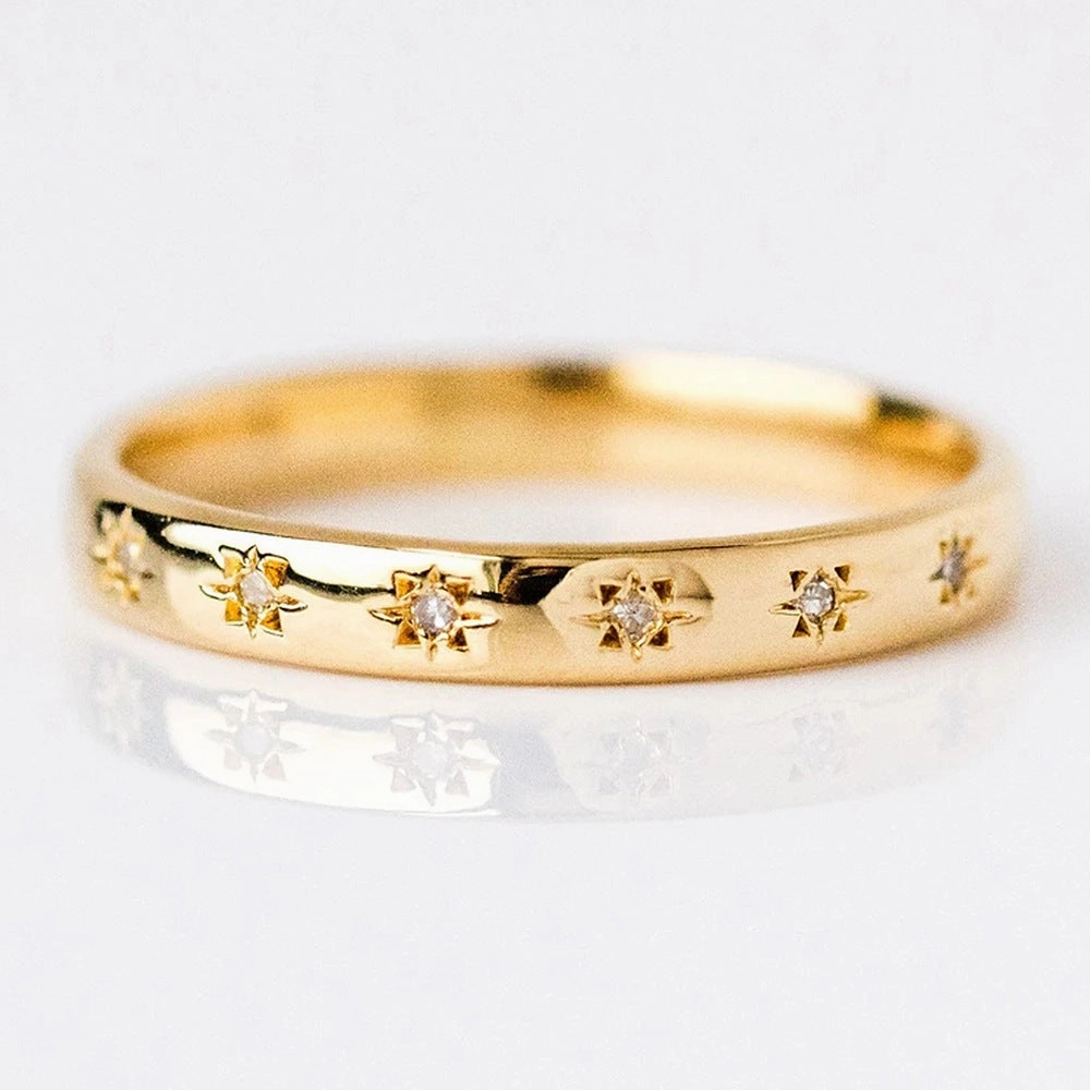 Wholesale Copper Hexagram Ring