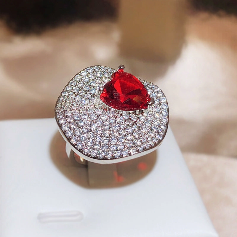 Wholesale Copper Love Zircon Rings